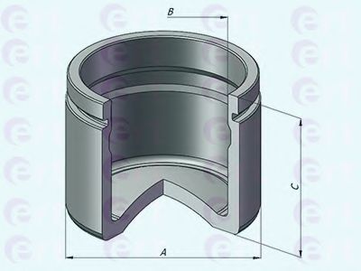Piston, etrier frana