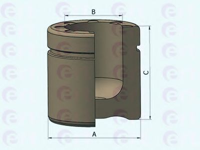Piston, etrier frana