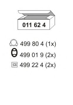 Set montare, toba esapament