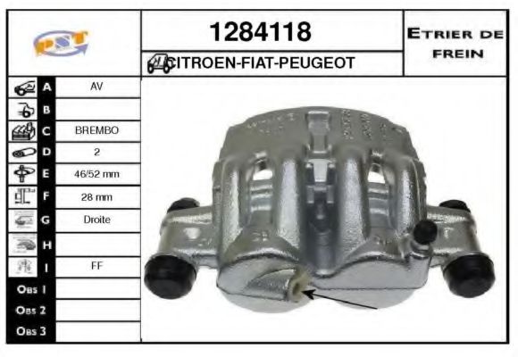 Etrier frana