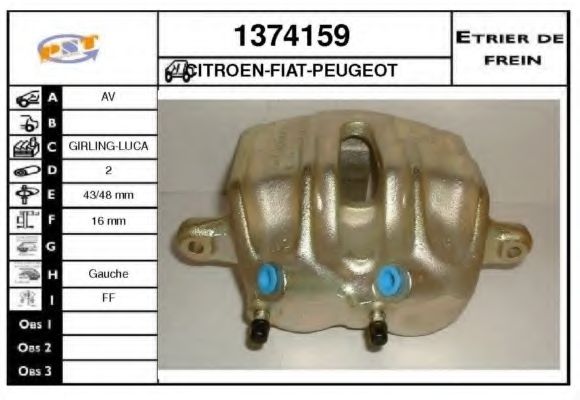 Etrier frana