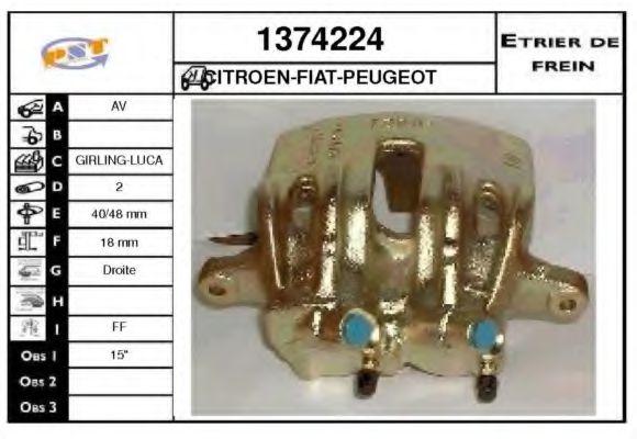 Etrier frana