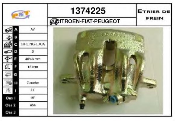 Etrier frana