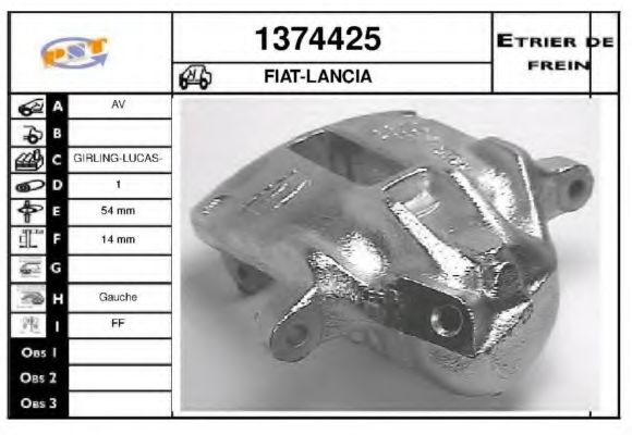 Etrier frana