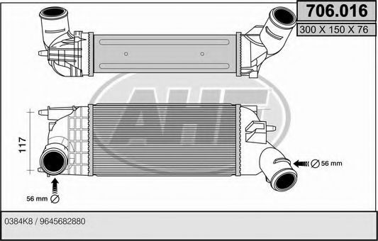 Intercooler, compresor