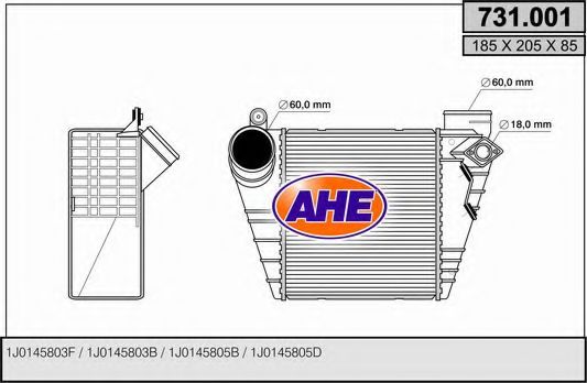 Intercooler, compresor