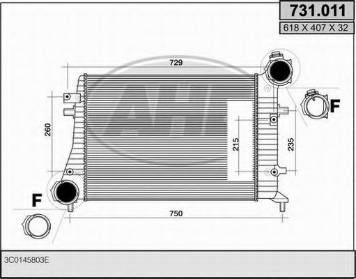 Intercooler, compresor