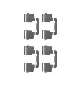 Set accesorii, placute frana