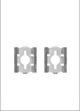 Set accesorii, placute frana