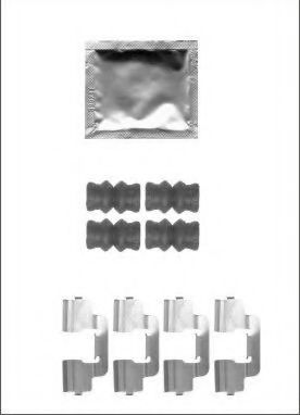 Set accesorii, placute frana