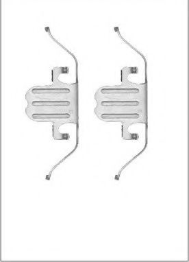 Set accesorii, placute frana