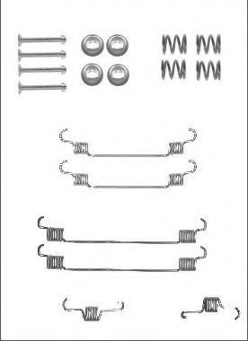 Set accesorii, sabot de frana