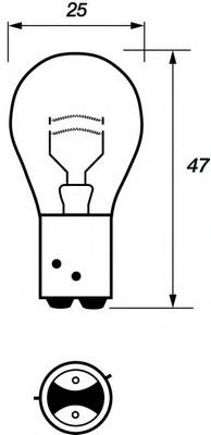 Bec, lampa frana