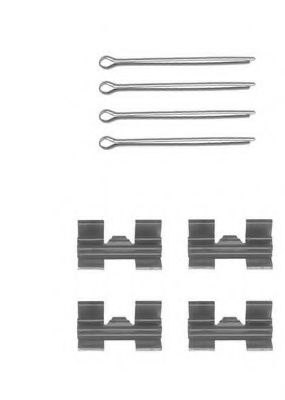 Set accesorii, placute frana