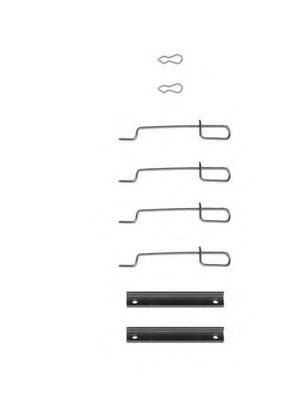 Set accesorii, placute frana