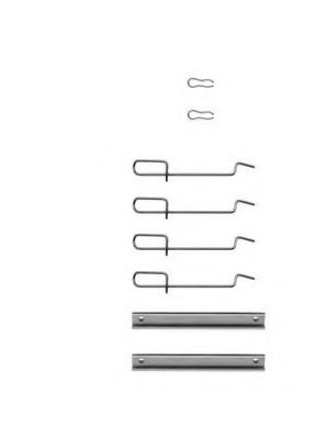 Set accesorii, placute frana