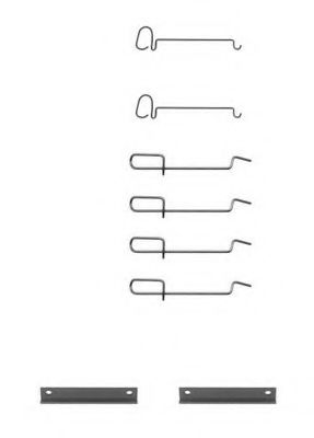 Set accesorii, placute frana