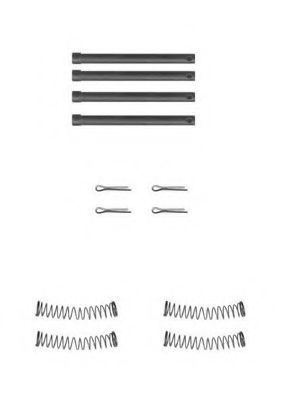 Set accesorii, placute frana