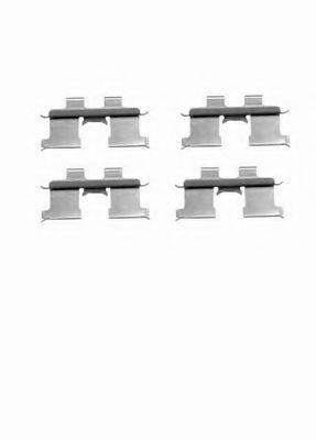 Set accesorii, placute frana