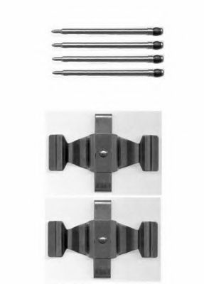 Set accesorii, placute frana