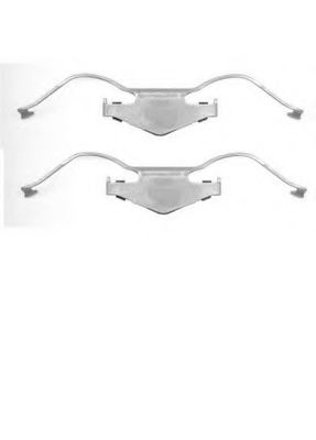 Set accesorii, placute frana