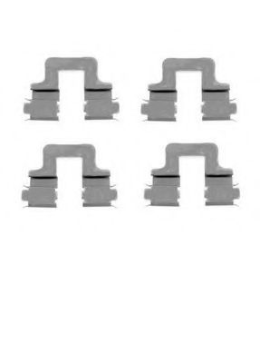 Set accesorii, placute frana