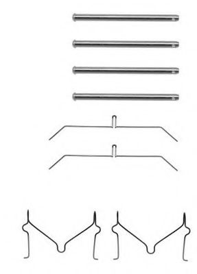 Set accesorii, placute frana