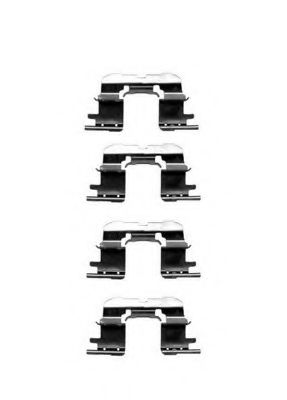 Set accesorii, placute frana