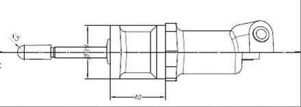 Cilindru receptor ambreiaj