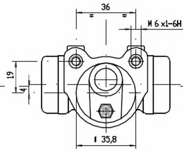 Cilindru receptor frana