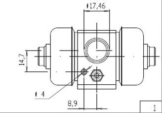 Cilindru receptor frana