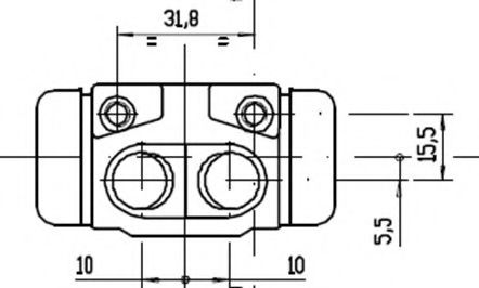 Cilindru receptor frana
