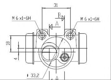 Cilindru receptor frana