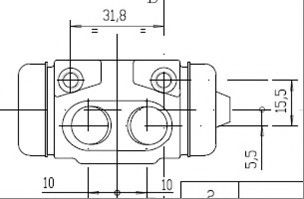 Cilindru receptor frana