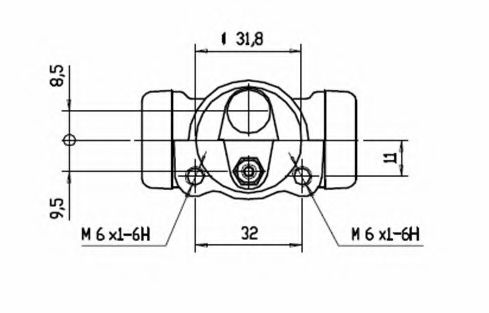 Cilindru receptor frana