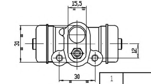 Cilindru receptor frana