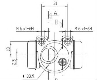 Cilindru receptor frana