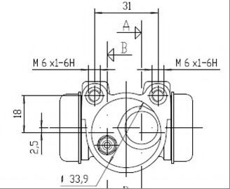 Cilindru receptor frana