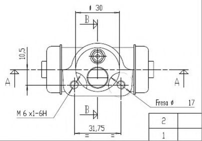 Cilindru receptor frana