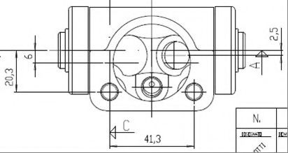 Cilindru receptor frana