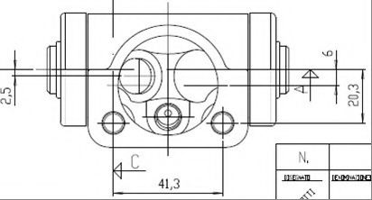 Cilindru receptor frana