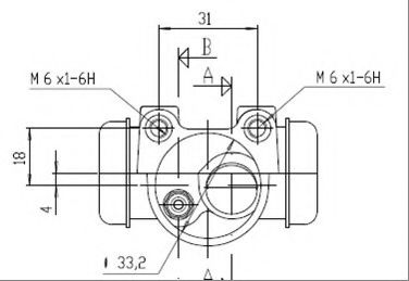 Cilindru receptor frana