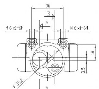 Cilindru receptor frana