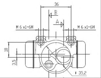 Cilindru receptor frana