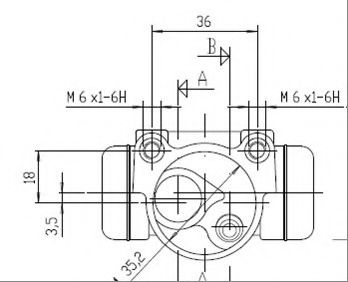 Cilindru receptor frana