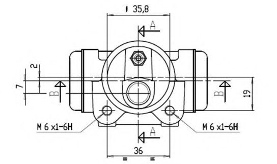 Cilindru receptor frana