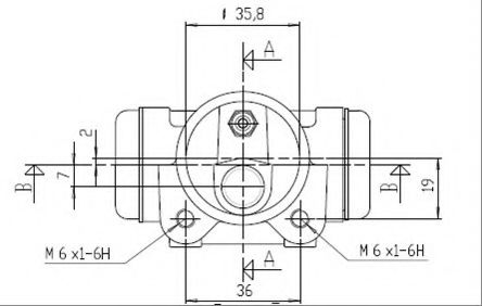 Cilindru receptor frana