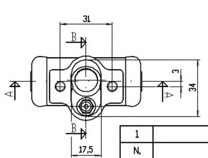 Cilindru receptor frana