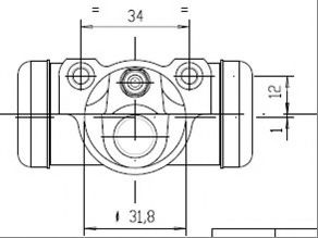 Cilindru receptor frana