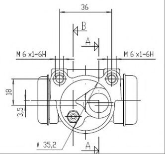 Cilindru receptor frana